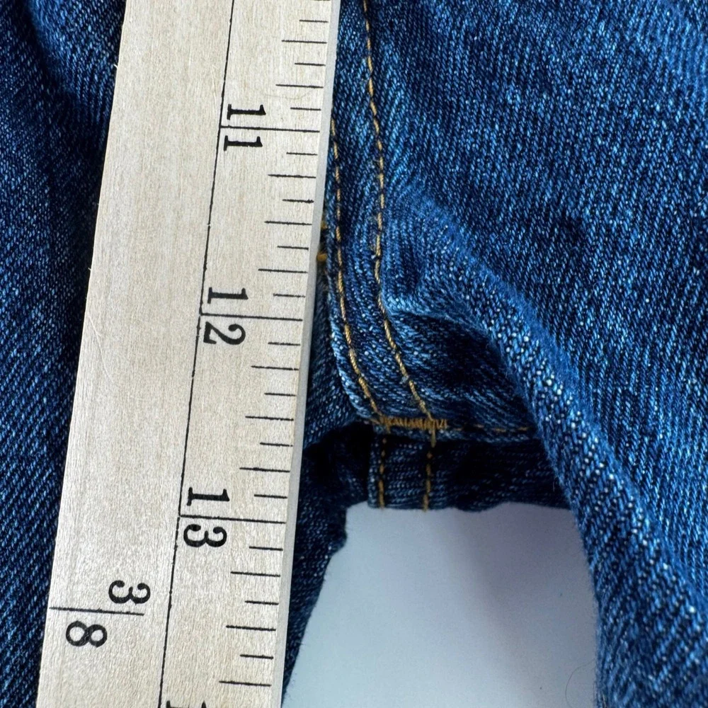 Levis 501 Original Fit Mens‎ Dark Wash Blue Button Fly Jean W40 L29 (W40 L28)